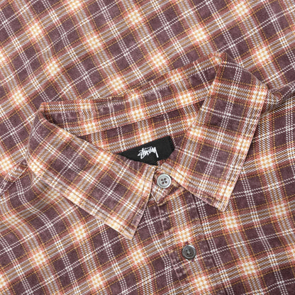 Matthew Plaid Shirt - Brick