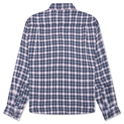 Matthew Plaid Shirt - Navy