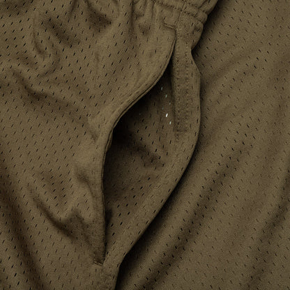 Mesh Basic Shorts - Olive