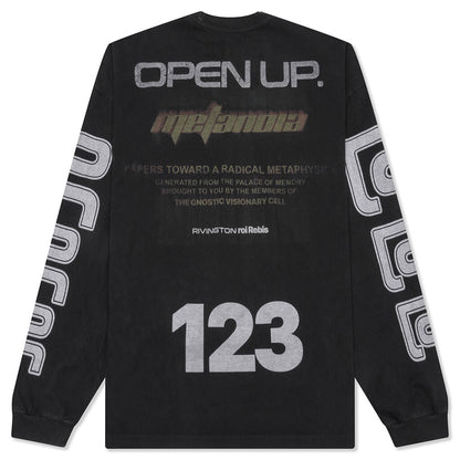 Metamoth Vintage L/S Tee - Jet Black