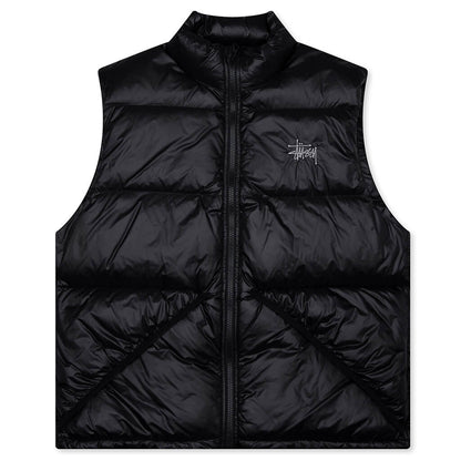 Micro Ripstop Down Vest - Black