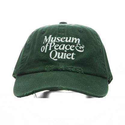 Mid Century Distressed Dad Hat - Forest