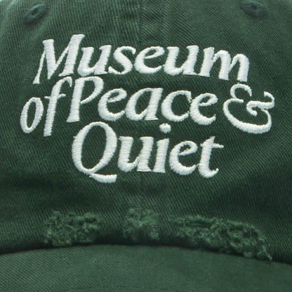 Mid Century Distressed Dad Hat - Forest