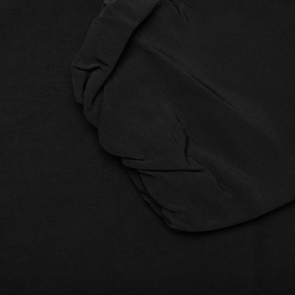 Military Nylon Hooded Anorak - Black