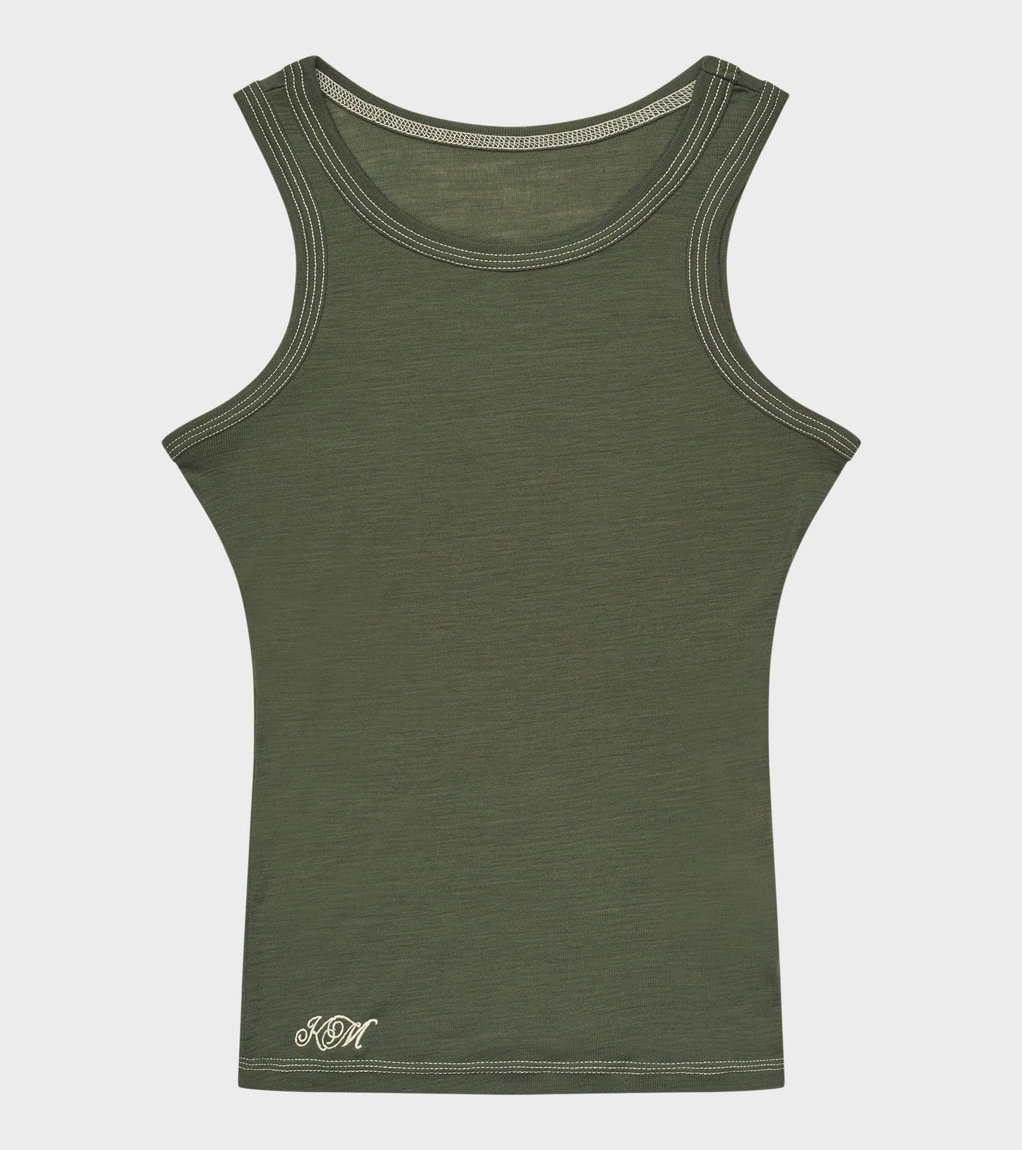 Milo Top Grey/Green Melange