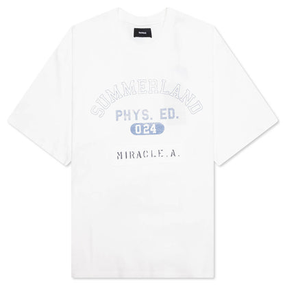Miracle, A. Boxy T-Shirt - Cotton White