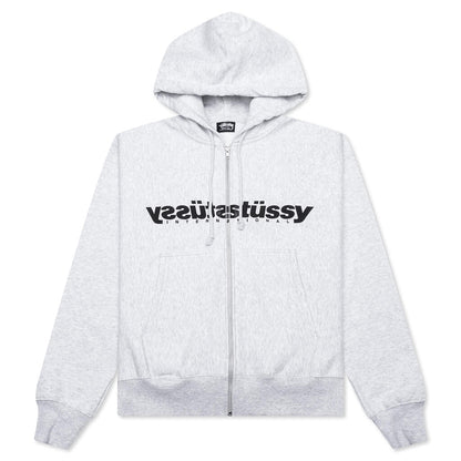 Mirror Zip Hoodie - Ash Heather