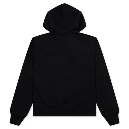 Mirror Zip Hoodie - Black