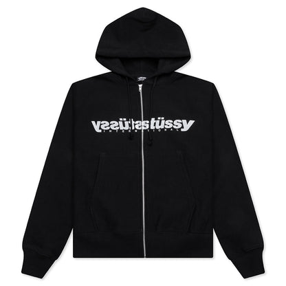 Mirror Zip Hoodie - Black