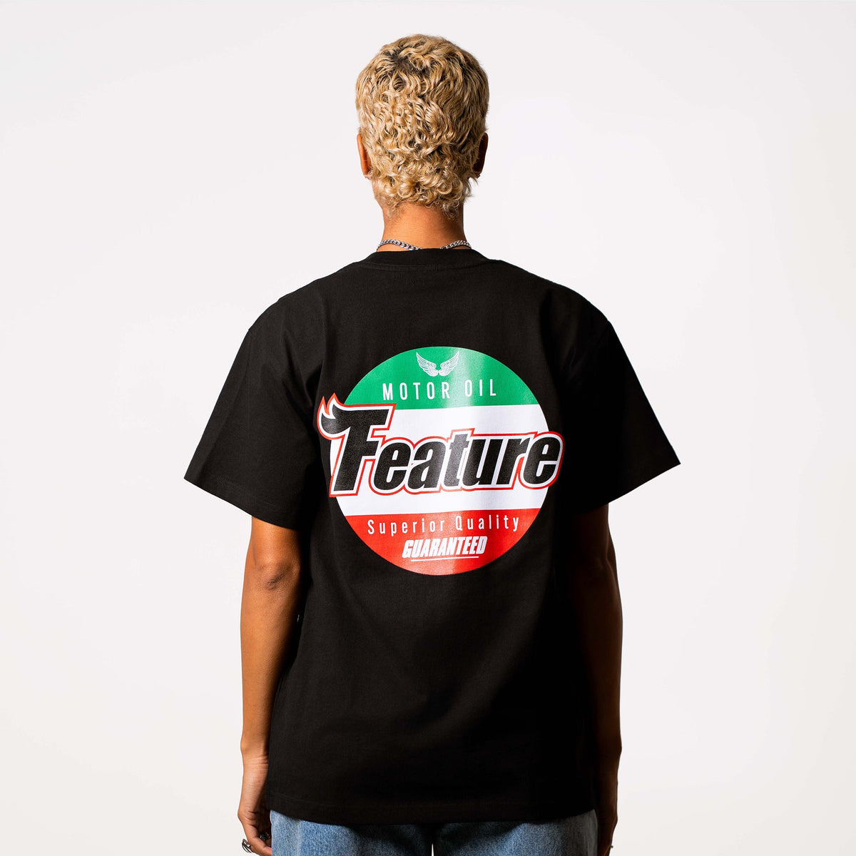 Motor Oil Tee - White