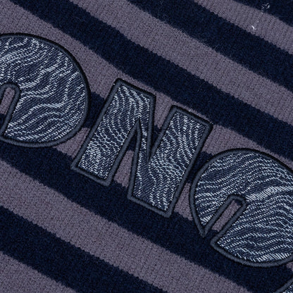 Multi Stripe Crewneck - Navy