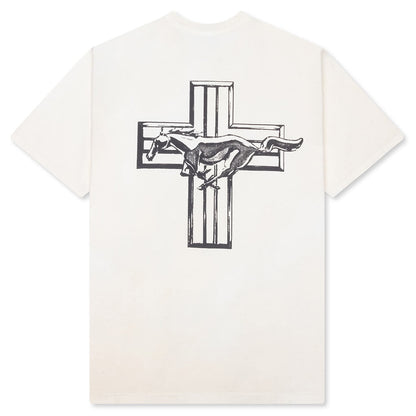 Mustang Cross T-Shirt - Bone
