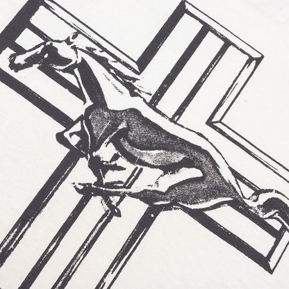 Mustang Cross T-Shirt - Bone