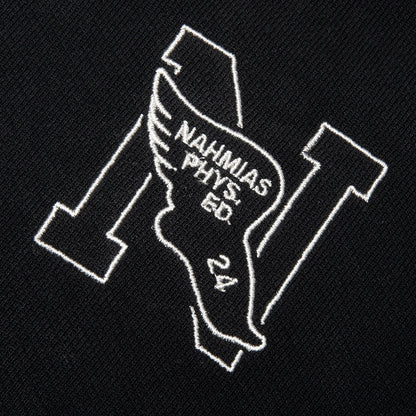 "N" L/S Polo - Black