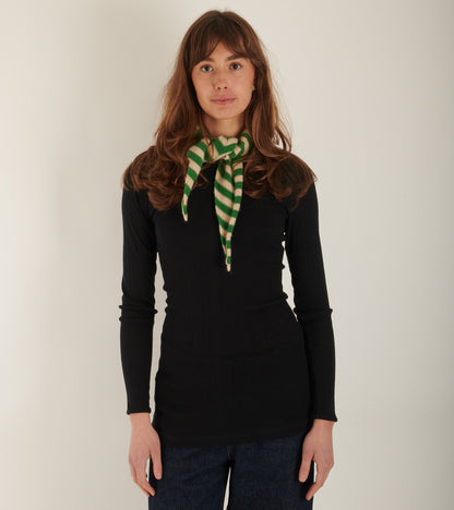 101 Rib Extra Solid Colour Black