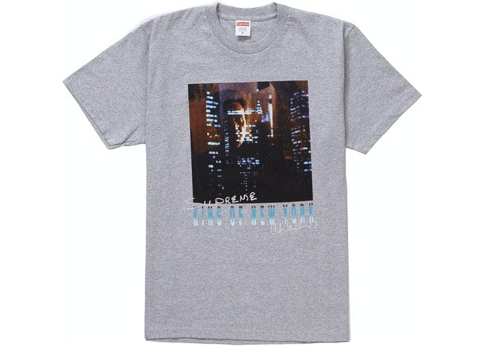 SUPREME KING OF NEW YORK TEE GREY