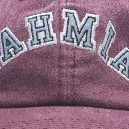 Nahmias Chenille Dad Cap - Burgundy