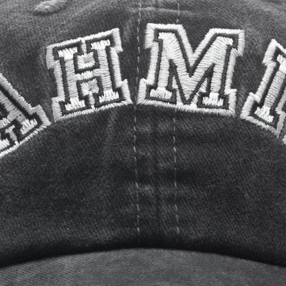 Nahmias Chenille Dad Cap - Off Black