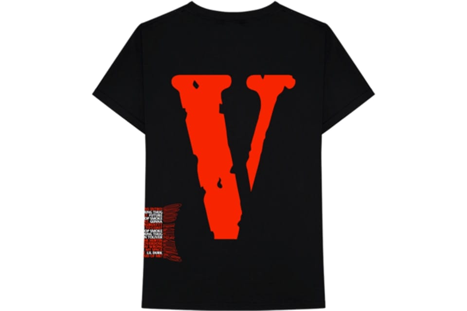 VLONE X NAV GOOD INTENTIONS TEE BLACK / RED
