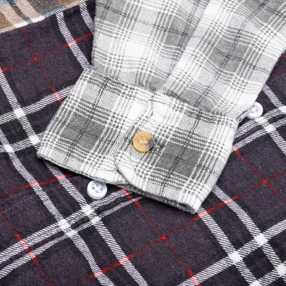 7 Cuts Flannel Shirt - Black/Red