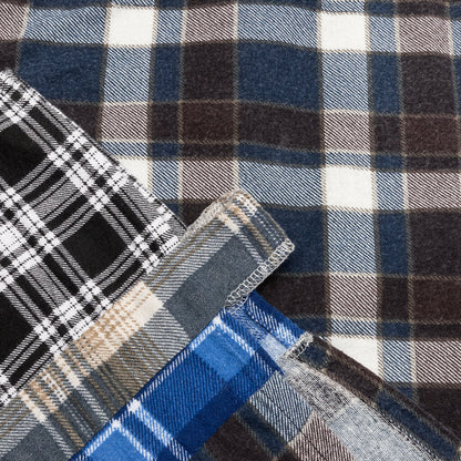 7 Cuts Shirt - Brown/Blue