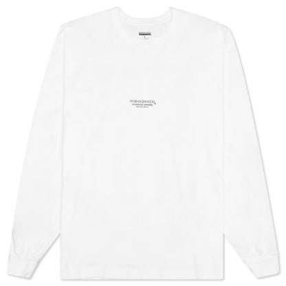1 CO L/S Tee - White