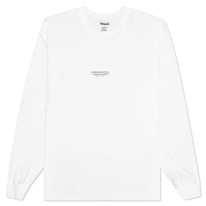 2 CO L/S Tee - White