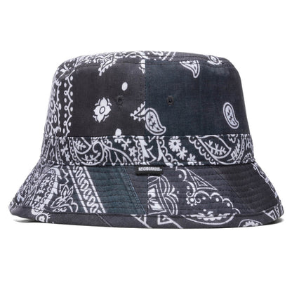 Bandana Chopped Hat - Black