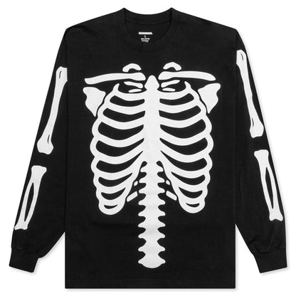 Bones L/S C-Tee - Black