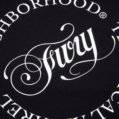 Fury S/S C-Tee - Black/White