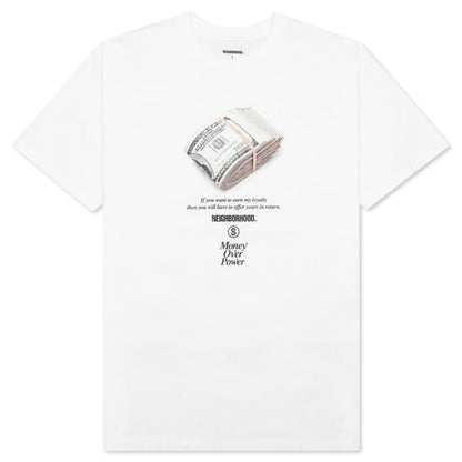 Mop-1 S/S C-Tee - White