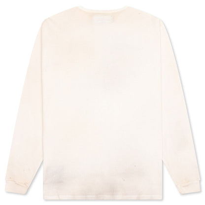 Neighborhood x One Of These Days Waffle Fabric L/S Crewneck - White