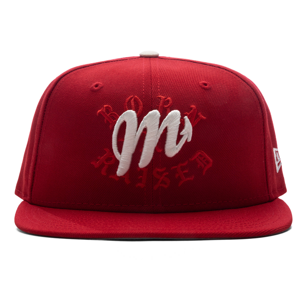 New Era x Born x Raised 59FIFTY LMB Diablos Rojos del México Layered Logo - Scarlet