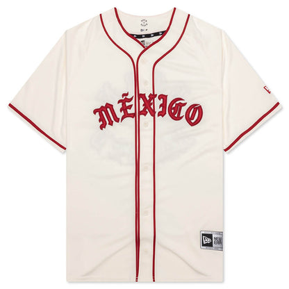 New Era x Born x Raised x Diablos Rojos del México Jersey - Cream