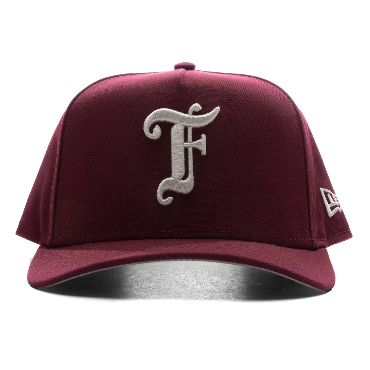 Feature x New Era 9FIFTY Curved A-Frame Old English F Snapback - Scarlet