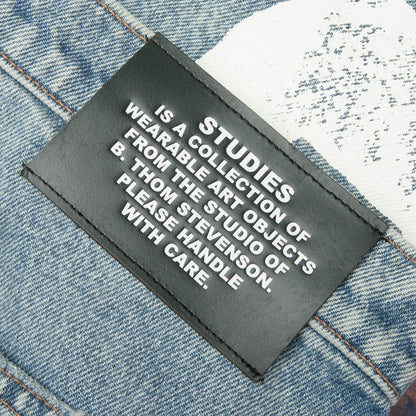 Nice Things Double Knee Jeans - Blue