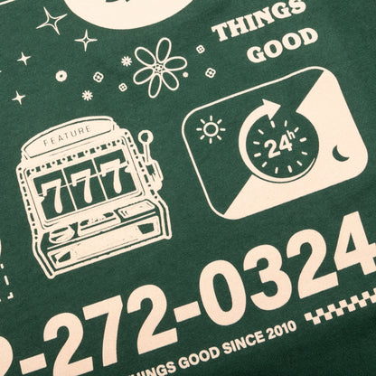 Nightlife Ad Tee - Dark Green