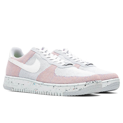 Air Force 1 Crater Flyknit - Wolf Grey/White