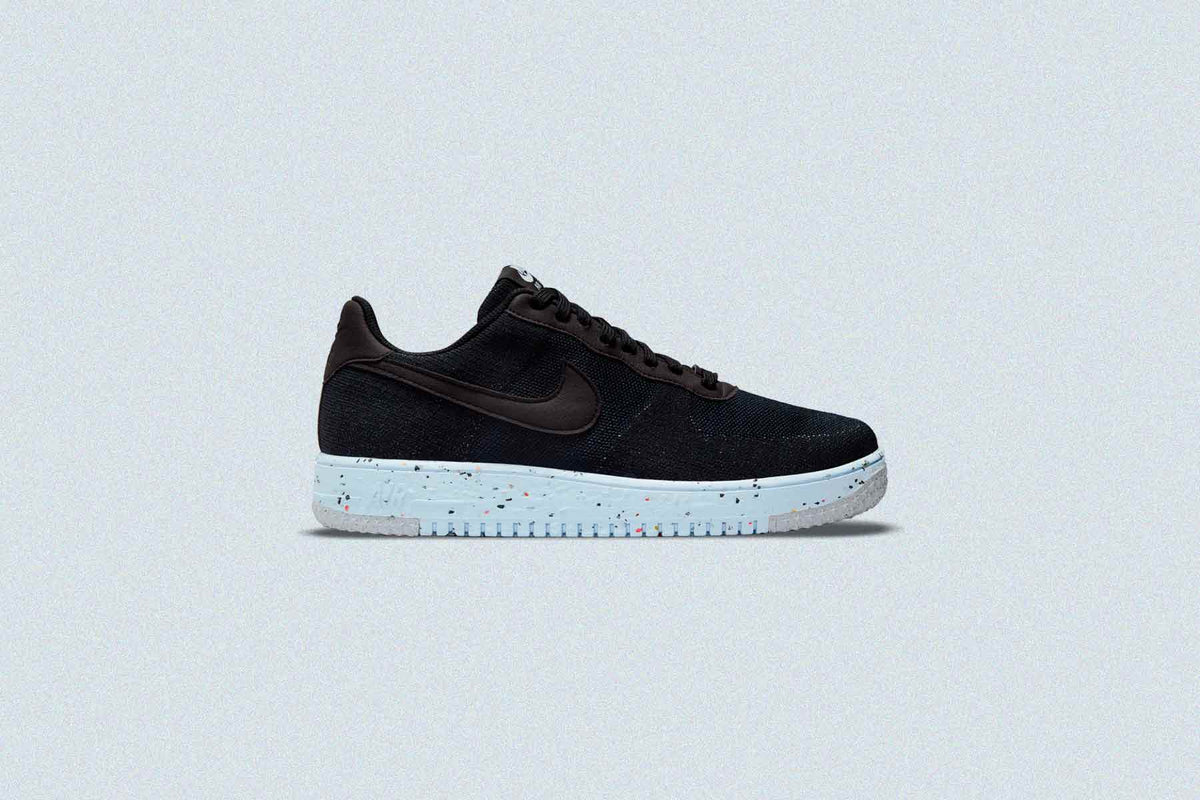 Air Force 1 Crater Flyknit - Black/Chambray Blue