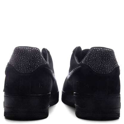 Nike x Ja Morant Air Force 1 Luxe Swarovski - Black/Metallic Silver/Cobalt Bliss