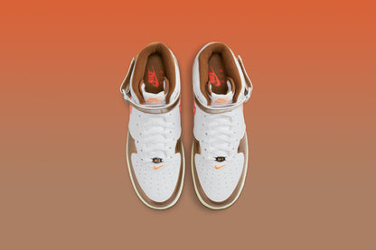 Air Force 1 Mid QS "Ale Brown" - White/Total Orange/Ale Brown