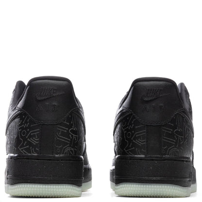 Air Force 1 '07 - Black/Light Blue Fury