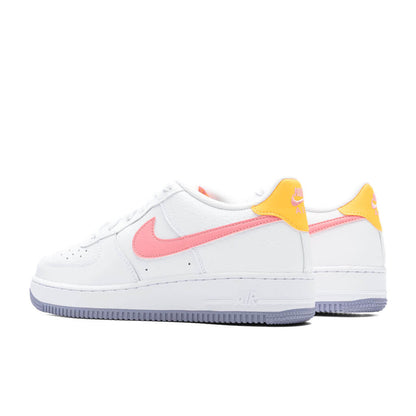 Air Force 1 (GS) - White/Coral Chalk/Laser Orange