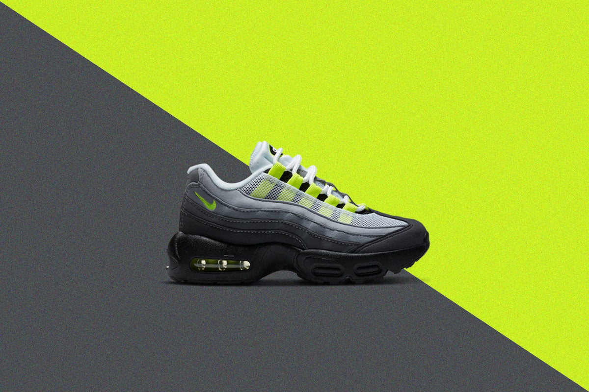 Air Max 95 OG (PS) - Black/Neon Yellow