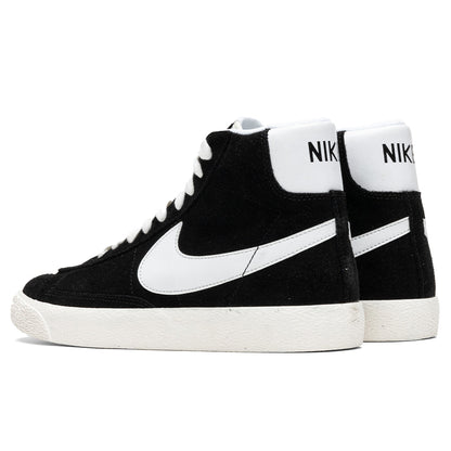 Blazer Mid Suede (GS) - Black/White