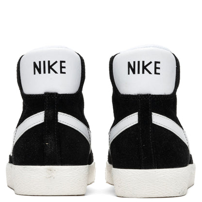 Blazer Mid Suede (GS) - Black/White