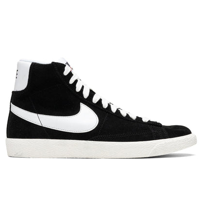 Blazer Mid Suede (GS) - Black/White