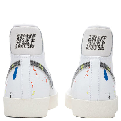 Blazer Mid '77 "Paint Splatter" - White/Black