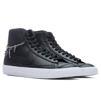 Women's Blazer Mid '77 LX - Black/Black/Metallic Silver