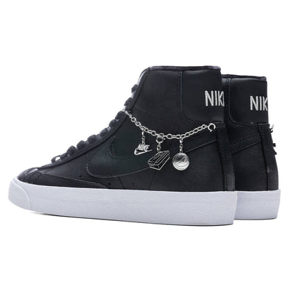 Women's Blazer Mid '77 LX - Black/Black/Metallic Silver